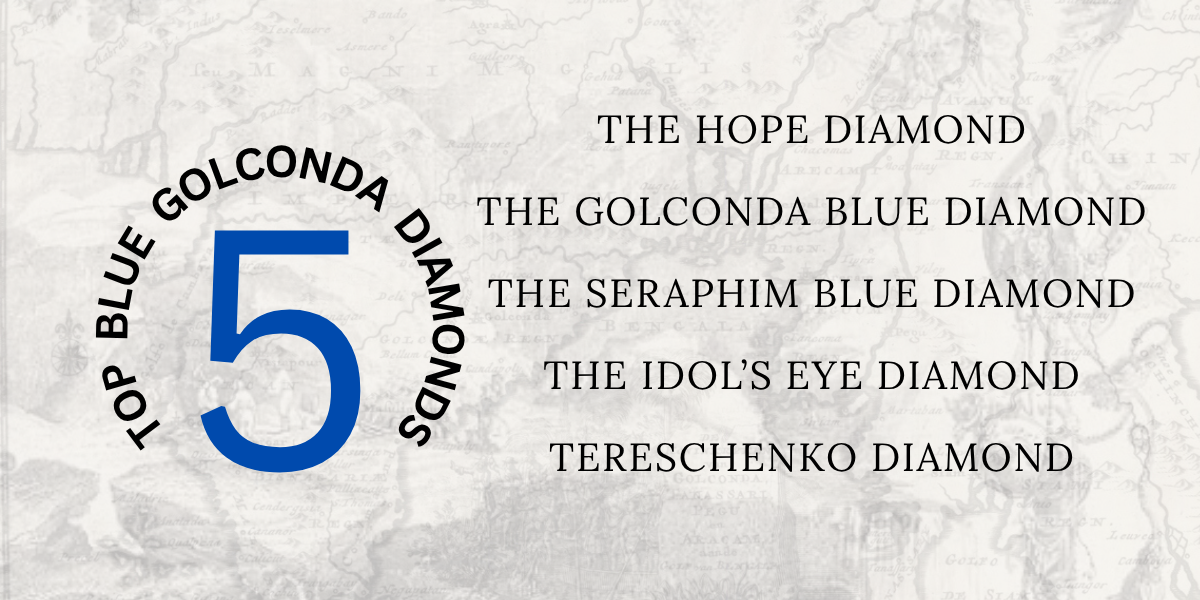 golconda diamonds blue top
